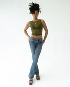 the BELLE tank top in green