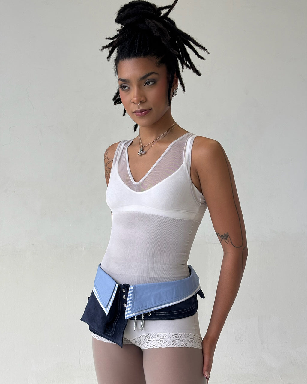 the TIFFANY utility belt in blue