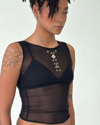 the BELLE tank top in black