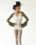 the SANTANA bolero in green