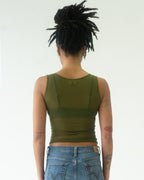 the BELLE tank top in green