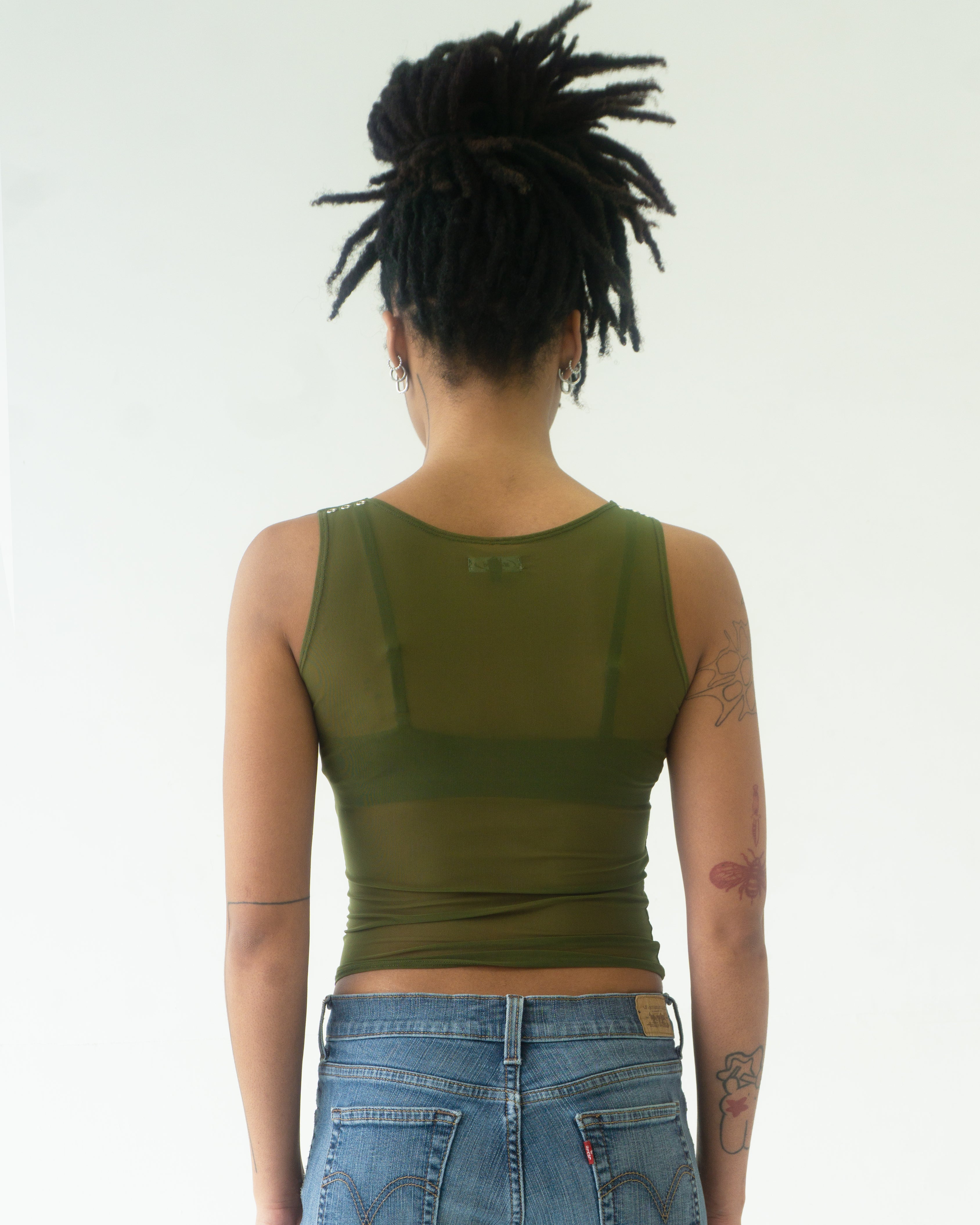 the BELLE tank top in green