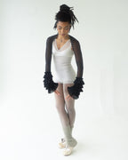 the SANTANA bolero in black