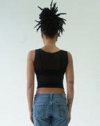 the BELLE tank top in black