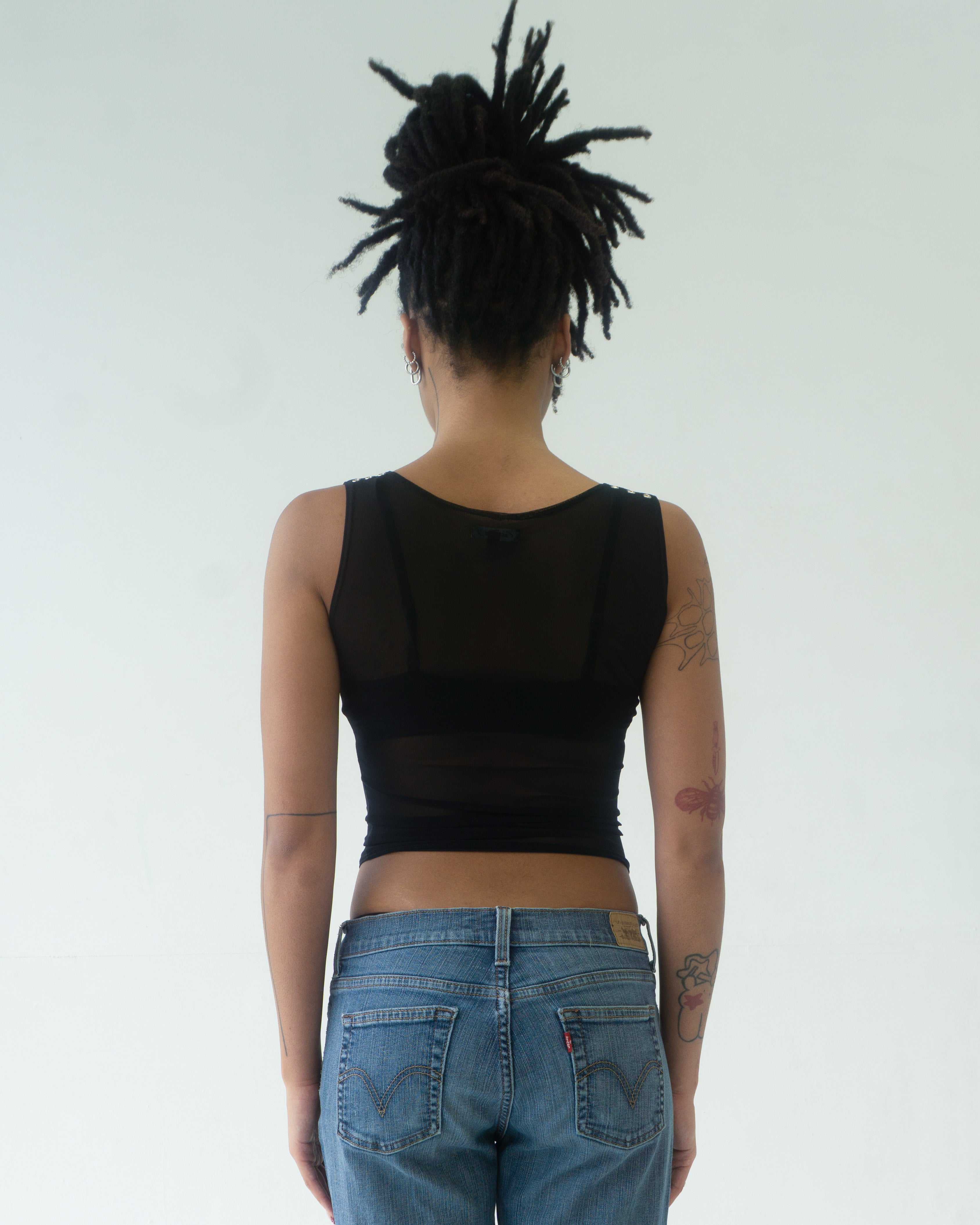 the BELLE tank top in black
