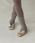 the CAMILLE ballerina flat in champagne