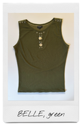 the BELLE tank top in green