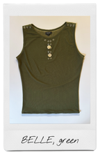 the BELLE tank top in green