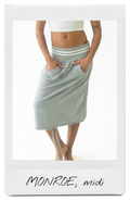 the MONROE midi sweatskirt