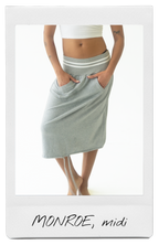 the MONROE midi sweatskirt
