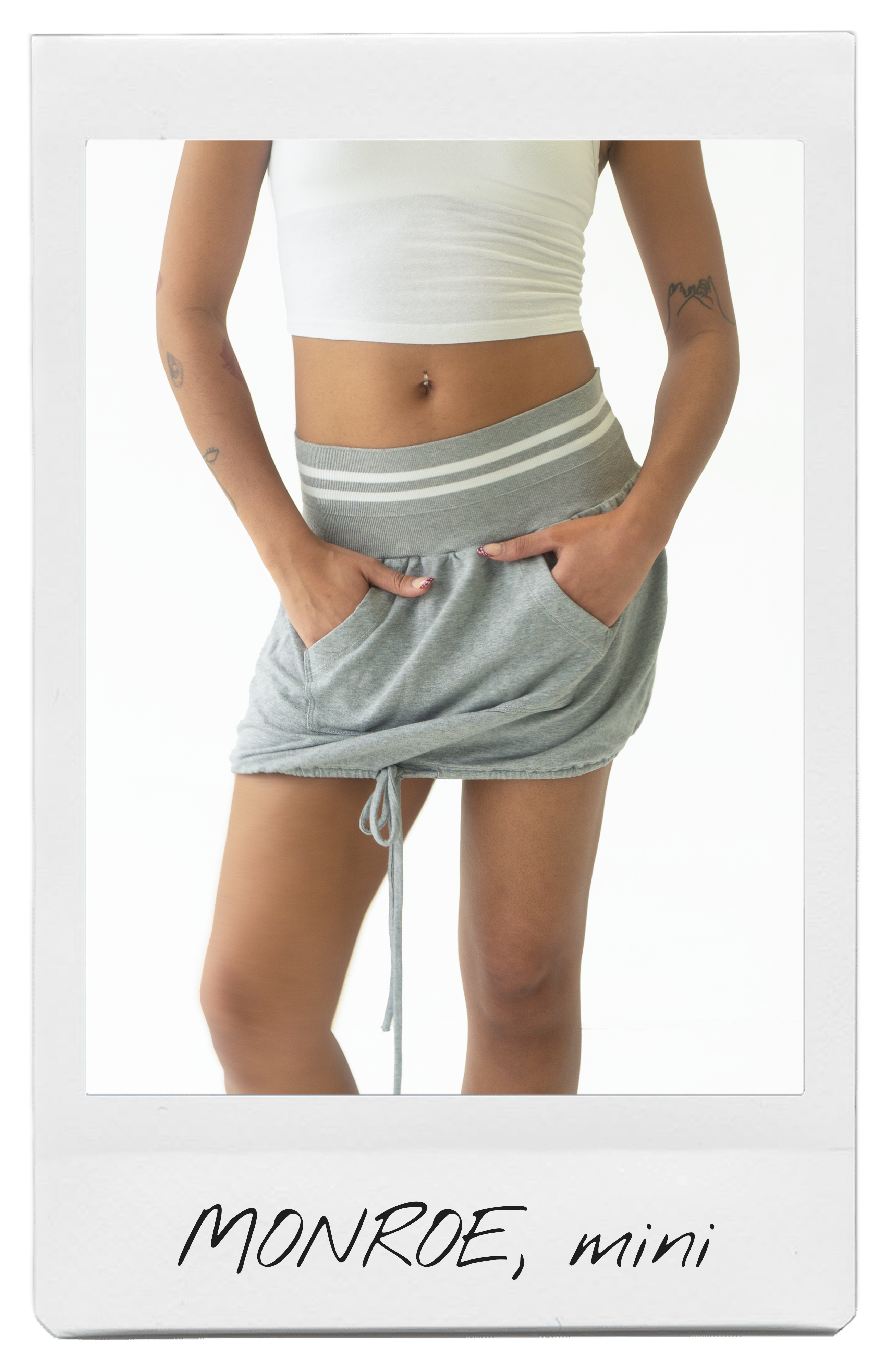 the MONROE mini sweatskirt
