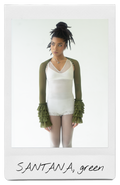 the SANTANA bolero in green