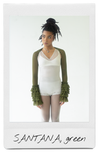 the SANTANA bolero in green