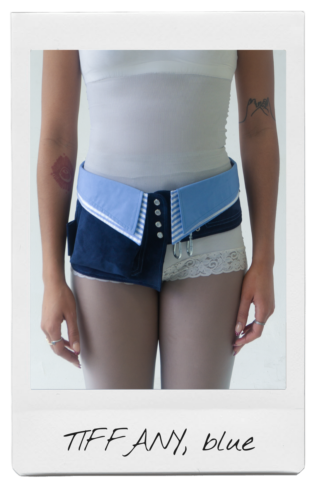 the TIFFANY utility belt in blue