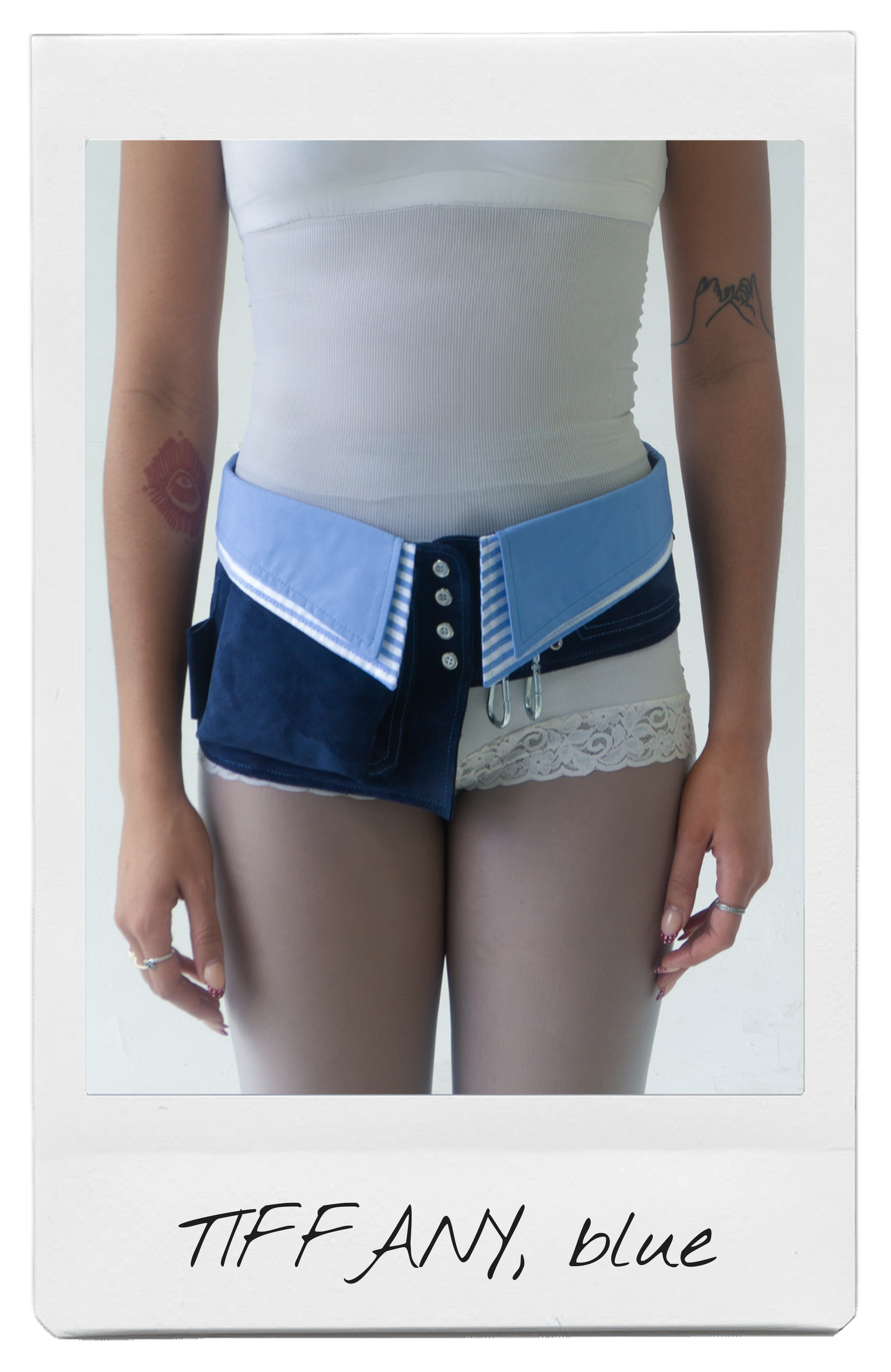 the TIFFANY utility belt in blue